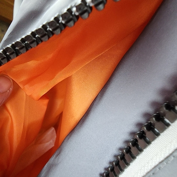 nuage Reflective Hooded Raincoat Silver  Outdoor Size 14 - Picture 13 of 15